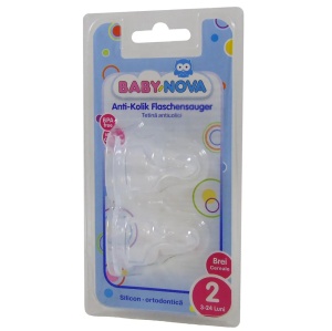BABY NOVA Tetina sil orto hran2 2b 15303
