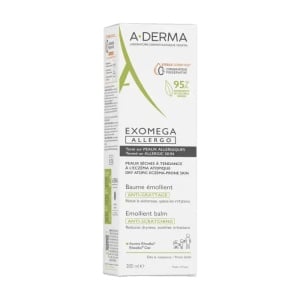 Balsam emolient Exomega Allergo pentru piele uscata-iritata, 200ml, A-Derma