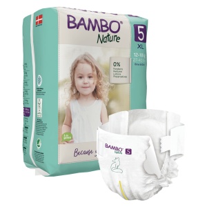 Bambo Nature scutece nr 5 (12-18kg) x 22 buc - Img 2