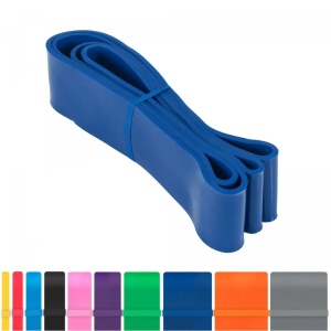 Banda din cauciuc pentru fitness albastra, 1.5m, Vitallogistic