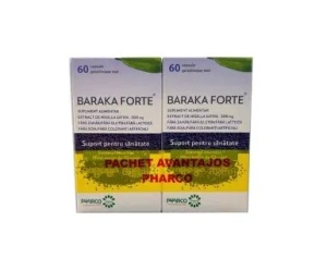 Baraka Forte 500mg, 60 + 60 capsule moi, Pharco