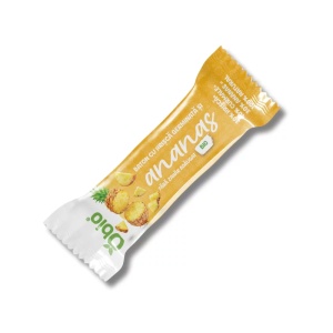 Baton cu hrisca germinata si ananas bio, 35g, Obio