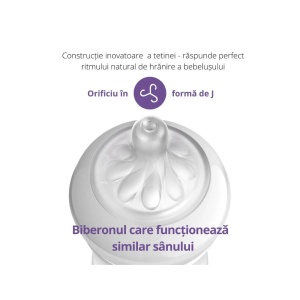 Biberon Natural Response 1luna+ girafa, 260ml, SCY903/66, Avent - Img 3