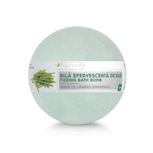 Bila efervescenta de baie cu lemongrass, 160g, Flopharm