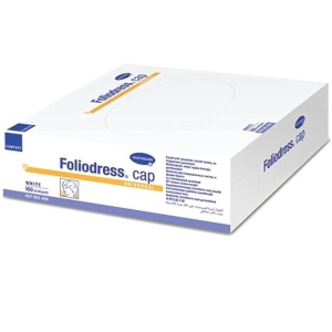 Bonete chirurgicale universale albe Foliodress Comfort, 100 bucati, Hartmann
