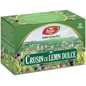 Ceai Crusin cu lemn dulce, D81, 20 plicuri, Fares - Img 2