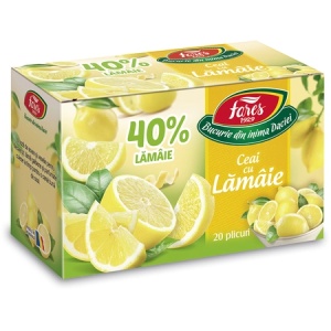 Ceai cu lamaie 40%, 20 plicuri, Fares - Img 2