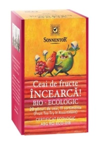 Ceai de fructe Incearca Eco, 20 plicuri, Sonnentor