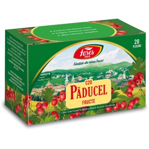 Ceai de Paducel Fructe, C20, 20 plicuri, Fares - Img 2