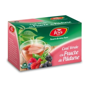 Ceai Verde cu fructe de padure, 20 plicuri, Fares - Img 2