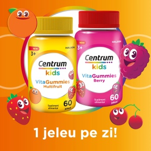 Centrum Kids VitaGummies Berry, 60 jeleuri, GSK - Img 2