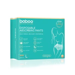 Chiloti absorbanti de unica folosinta L, 5 bucăți, Baboo