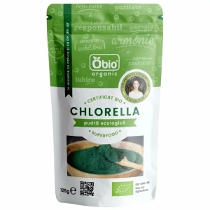 Chlorella pulbere eco, 125g, OBio