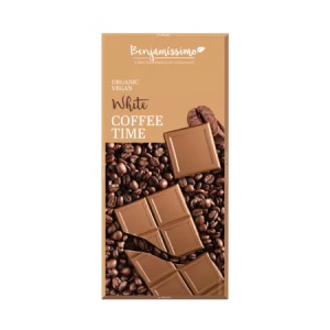 Ciocolata Bio Coffee time, 70g, Benjamissimo