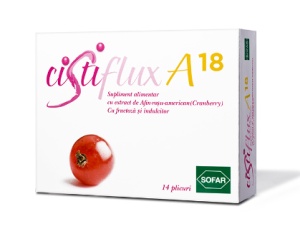 Cistiflux A18, 14 plicuri, Sofar
