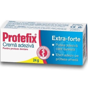 Crema adeziva extra-forte Protefix, 24g, Queisser Pharma