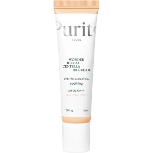 Crema BB Wonder Releaf Centella cu SPF30 PA+++, Nuanta 13 Neutral Ivory, 30ml, Purito