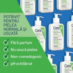 Crema de curatare spumanta hidratanta, 473ml, CeraVe - Img 5