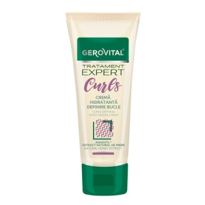 Crema hidratanta pentru definirea buclelor Tratament Expert Curls, 150ml, 1171, Gerovital