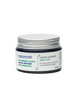 Crema nutritiva Rose Otto pentru ten uscat, 30g, Naturotto - Img 2