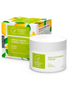 Crema pentru albirea tenului cu extract de lamaie si papadie, 50 ml, Cosmetic Plant