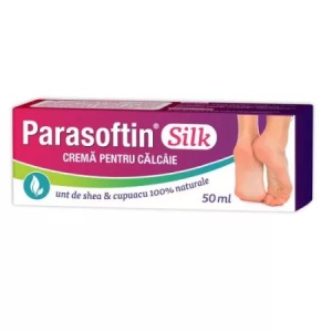 Crema pentru calcaie Parasoftin silk, 50ml, Zdrovit