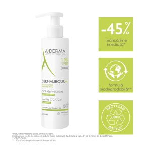 Dermalibour+ Cica gel spumant purificator, 200 ml, A-Derma - Img 2