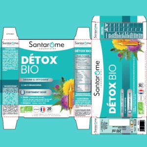 Detox Bio, 20 fiole buvabile, Santarome - Img 8