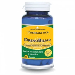Drenobiliar, 60 capsule, Herbagetica