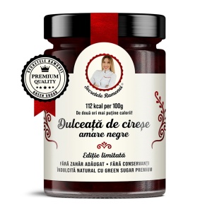Dulceata de cirese amare negre, Secretele Ramonei, 350g, Remedia