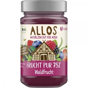 Dulceata din fructe de padure bio cu sirop de agave, 250g, Allos