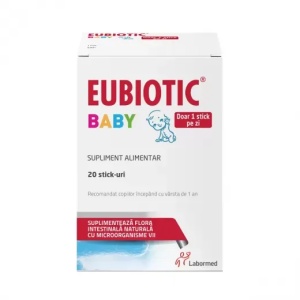 Eubiotic Baby Stick, 20 stickuri, Labormed
