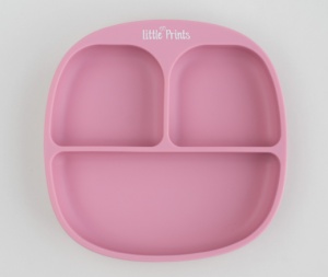 Farfurie cu ventuza rose, Little Prints