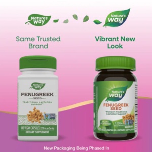 Fenugreek (Schinduf) 565mg, 100 capsule, Nature's Way - Img 2