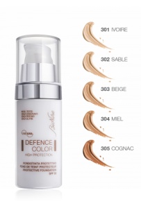 Fond de ten lichid cu protectie inalta SPF30 301 Ivoire, 30 ml, Bionike