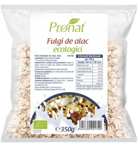 Fulgi de alac bio, 350g, Pronat