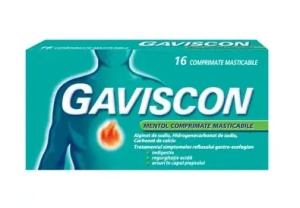 Gaviscon Mentol, 16 comprimate masticabile, Reckitt Benckiser - Img 2