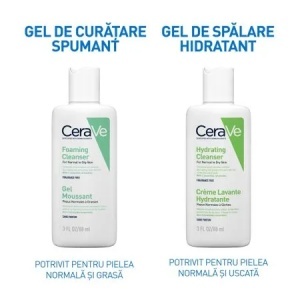 Gel spumant de curatare pentru ten normal-mixt, 88ml, CeraVe - Img 2