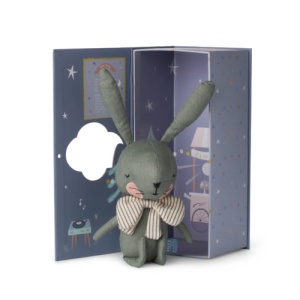 iFamily Iepure verde in cutie cadou 18cm - Img 3