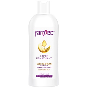 Lapte demachiant 2 in 1 cu Ulei de Argan, 150ml, 256, Farmec