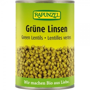 Linte verde ECO in doza, 240g, Rapunzel
