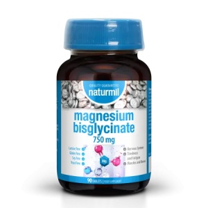 Magnezium Bisglycinate 750mg, 90 tablete, Naturmil