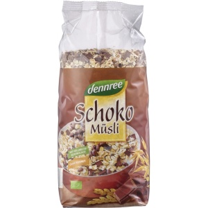 Musli cu ciocolata bio, 750g, Dennree