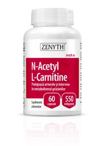 N-Acetyl L-Carnitine, 550mg, 60 capsule, Zenyth