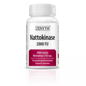 Nattokinase, 2000FU, 30 capsule gastrorezistente, Zenyth