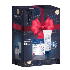 Pachet Crema intensiv hidratanta H3 Classic, 50ml + Crema de maini regeneranta H3 Classic, 100ml, Gerovital