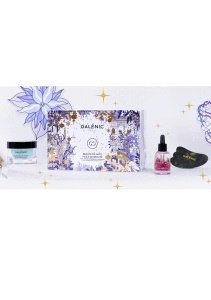 Pachet Gel chrono-activ pentru noapte Beaute de Nuit, 50ml + Elixir floral pre-ingrijire pentru ten, 30ml + GuaSha din jad, Galenic - Img 2