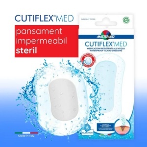 Pansament impermeabil steril Cutiflex Master-Aid, 10,5x20cm, 5 bucati, Pietrasanta Pharma - Img 5