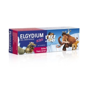 Pasta de dinti Kids Ice Age cu aroma de capsuni, 3-6 ani, 50ml, Elgydium