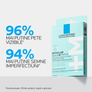 Plasturi invizibili si ultra subtiri anti-eruptii cutanate Effaclar Duo +M, 22 bucati, La Roche-Posay - Img 5